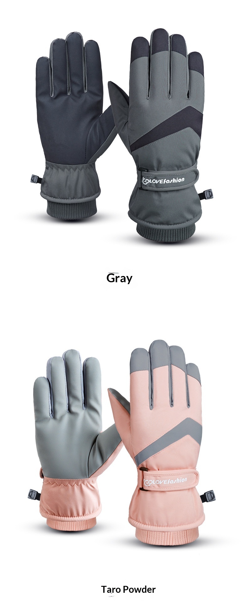 boy Boy Boy Touchscreen Ski For Men And Women, Winter Waterproof, Thickened, Fleece-lined, Warm, Windproof, Cold-resistant, Outdoor_voghion.com