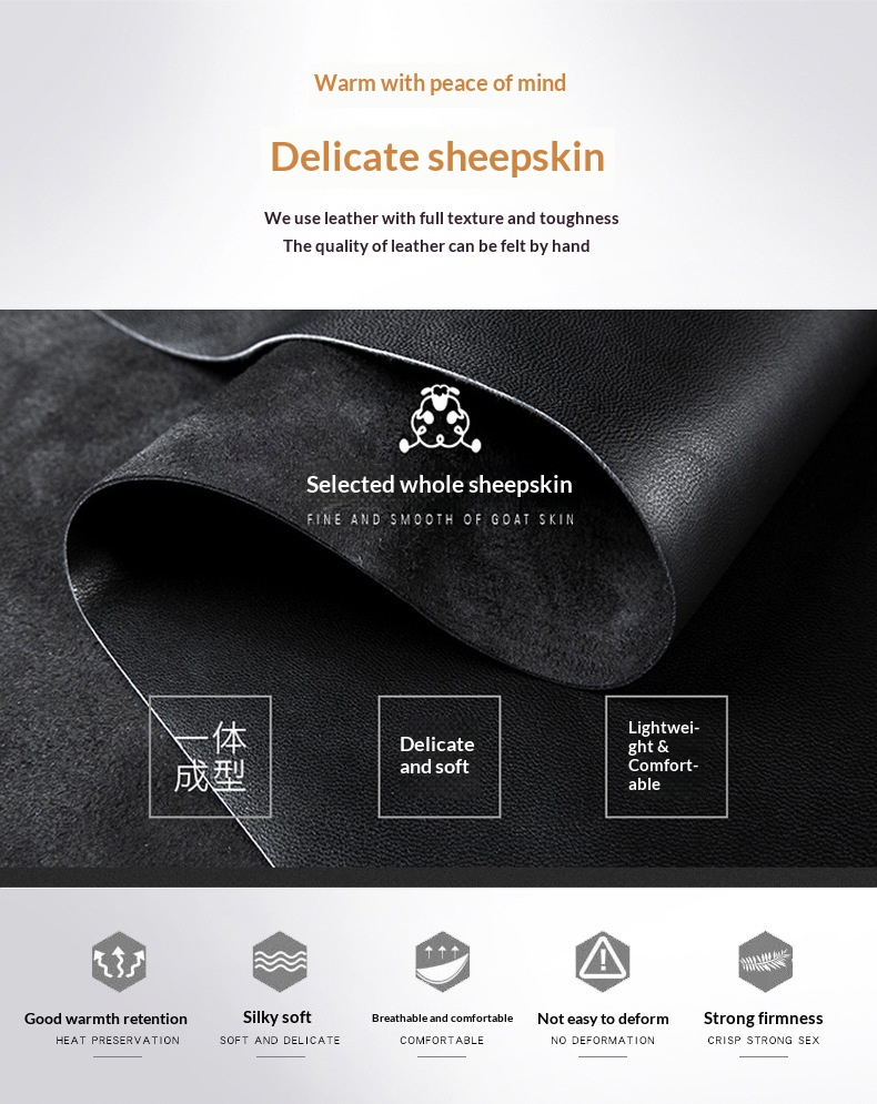 Boy Boy Boy Vera Pelle per Uomo, Autunno e Inverno, Foderato in Pile, Caldo, Ispessito, Guida, Equitazione, Affari, Regalo, Primo Strato_voghion.com