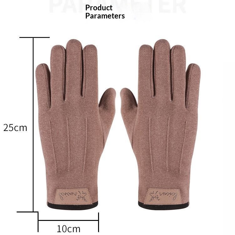 Herrenhandschuhe aus Thermofleece, warm, winddicht, Touchscreen-geeignet, kältebeständig, ideal zum Autofahren, Radfahren, für Herbst und Winter, geeignet für Angler und E-Bikes_voghion.com