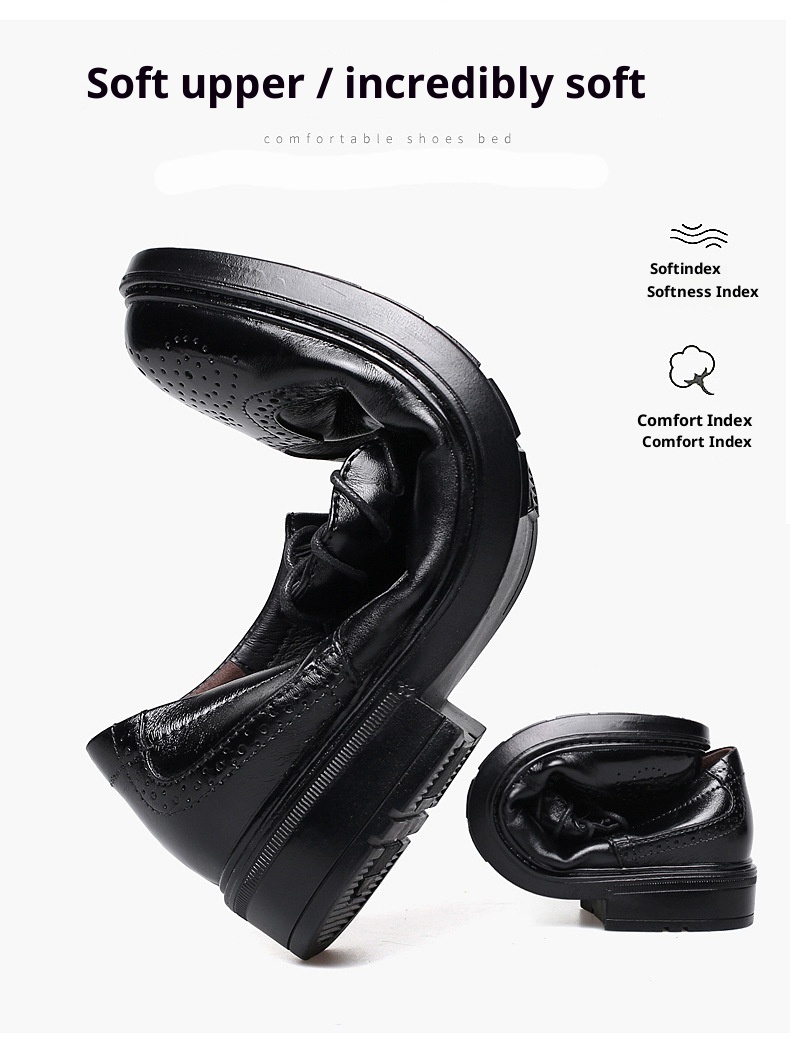 Voyage Herren-Freizeitschuhe aus hochwertigem Rindsleder im britischen Retro-Stil mit poliertem Brogue-Schnitt und geschnitzten Details_voghion.com