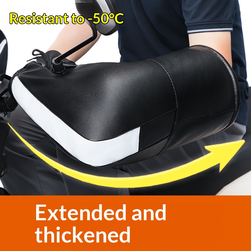 Coprimanubrio per moto elettrica Boy Boy, invernale, moderno, semplice, caldo, con batteria, guanti da bici, antivento, foderati in pile, ispessiti_voghion.com