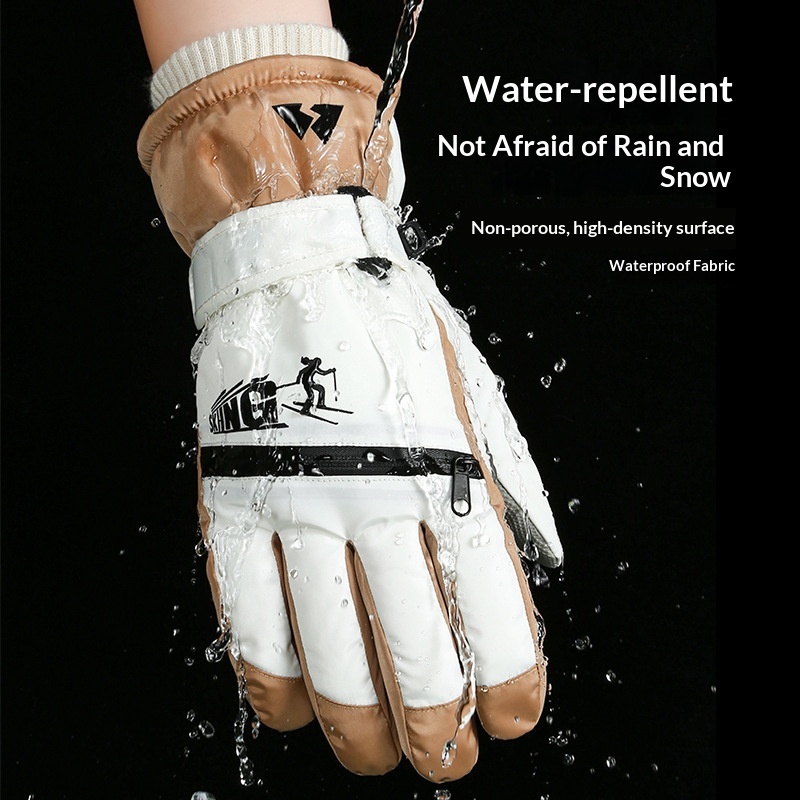 Guanti da sci invernali da donna Boy Boy, caldi, touchscreen, antifreddo, adatti per giocare sulla neve, resistenti all'acqua, spessi, foderati in pile, per ciclismo,_voghion.com