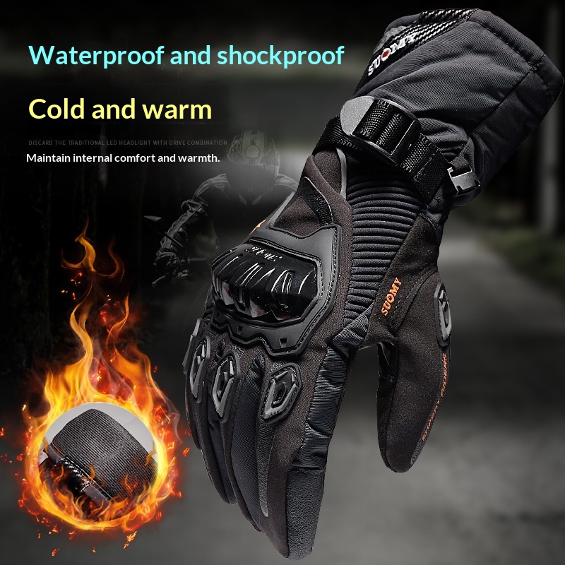 Winter-Motorradhandschuhe für Herren – wasserdicht, warm, für alle Jahreszeiten, sturzsicher, verdickt, lang_voghion.com