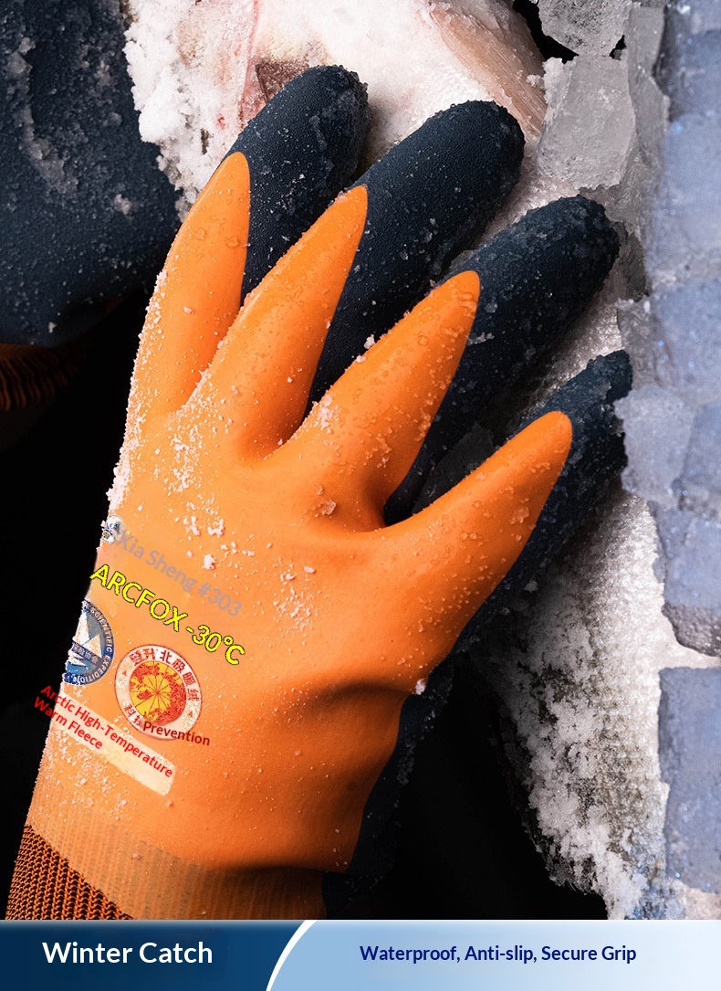 ragazzo Ragazzo Ragazzo Arrampicata #303 Guanti di protezione del lavoro Invernali Foderati in pile Spessi Caldi Anti-freddo Pesca sul ghiaccio Conservazione a freddo Acquatici_voghion.com