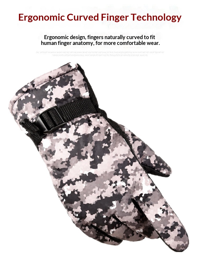 Guanti da sci da uomo Boy Boy con pile, cotone, caldi, per studenti, ciclismo, antifreddo, moto, vendita all'ingrosso invernale, commercio estero,_voghion.com