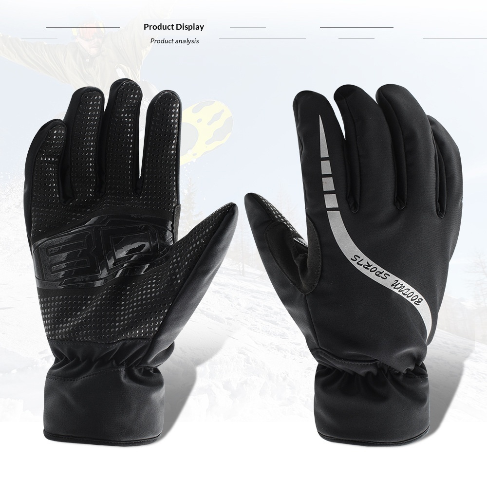 boy Boy Boy Winter 0935 Men's Motorcycle Fleece Lined Thickened Warm Cold-Resistant Water-Repellent Ski Gloves_voghion.com