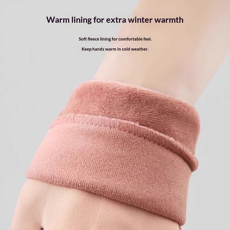 Guanti invernali caldi Boy Boy per donna e uomo, compatibili con touchscreen, antivento, resistenti all'acqua, foderati in pile, spessi_voghion.com