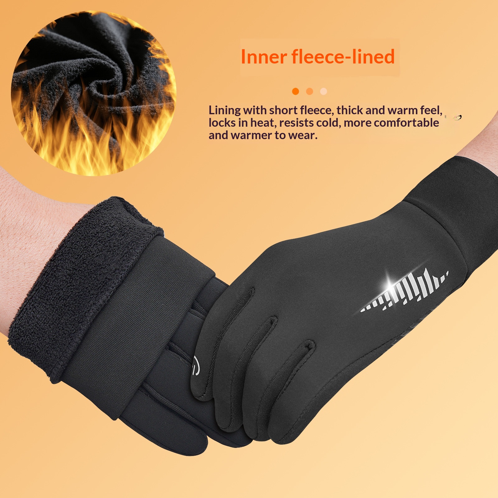 ragazzo Ragazzo Ragazzo Premium Transfrontaliero Autunno Inverno Caldo Bicicletta Elettrica Bicicletta da Corsa Uomo Donna Antiscivolo Touchscreen a Dita Intere Corsa_voghion.com