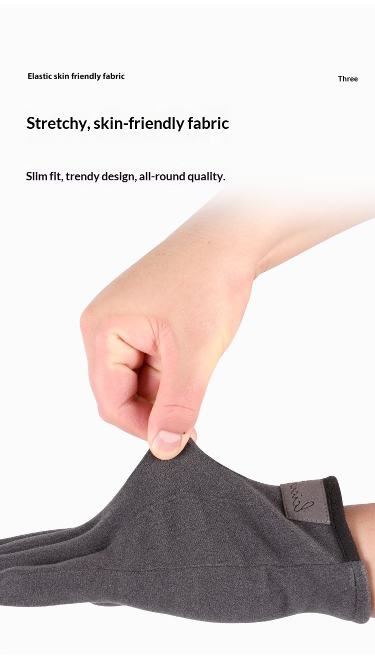 Herrenhandschuhe aus Thermofleece, warm, winddicht, Touchscreen-geeignet, kältebeständig, ideal zum Autofahren, Radfahren, für Herbst und Winter, geeignet für Angler und E-Bikes_voghion.com