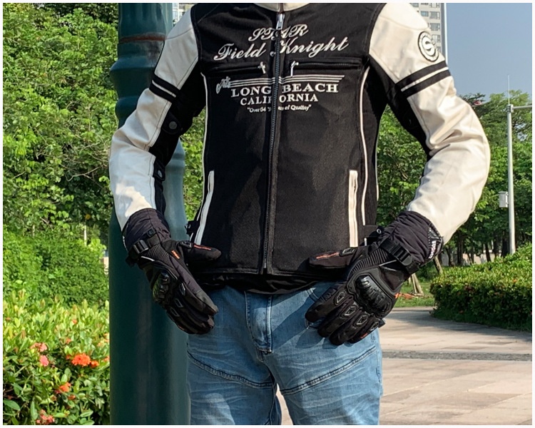 Boy Boy Supply Motorradhandschuhe, wasserdicht, warm, für den Winter, Motorradfahrer, sturzsicher, Offroad, dick, lang, für Herren_voghion.com