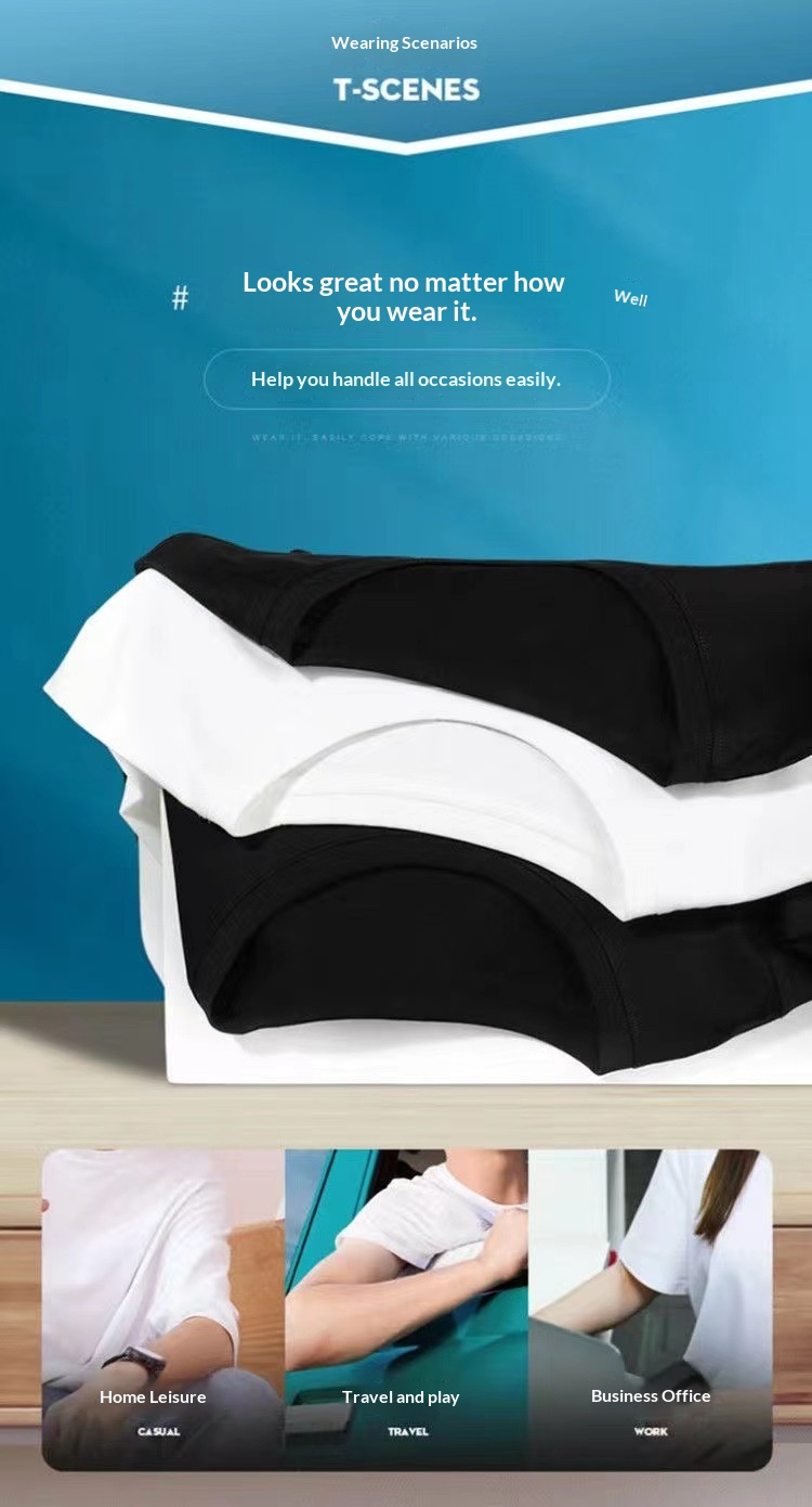 ragazzo Ragazzo Maglietta da lavoro in puro cotone pesante da 300 g, uniforme da uomo, pubblicità, corta, stampata all'ingrosso, tinta unita, mezza manica_voghion.com