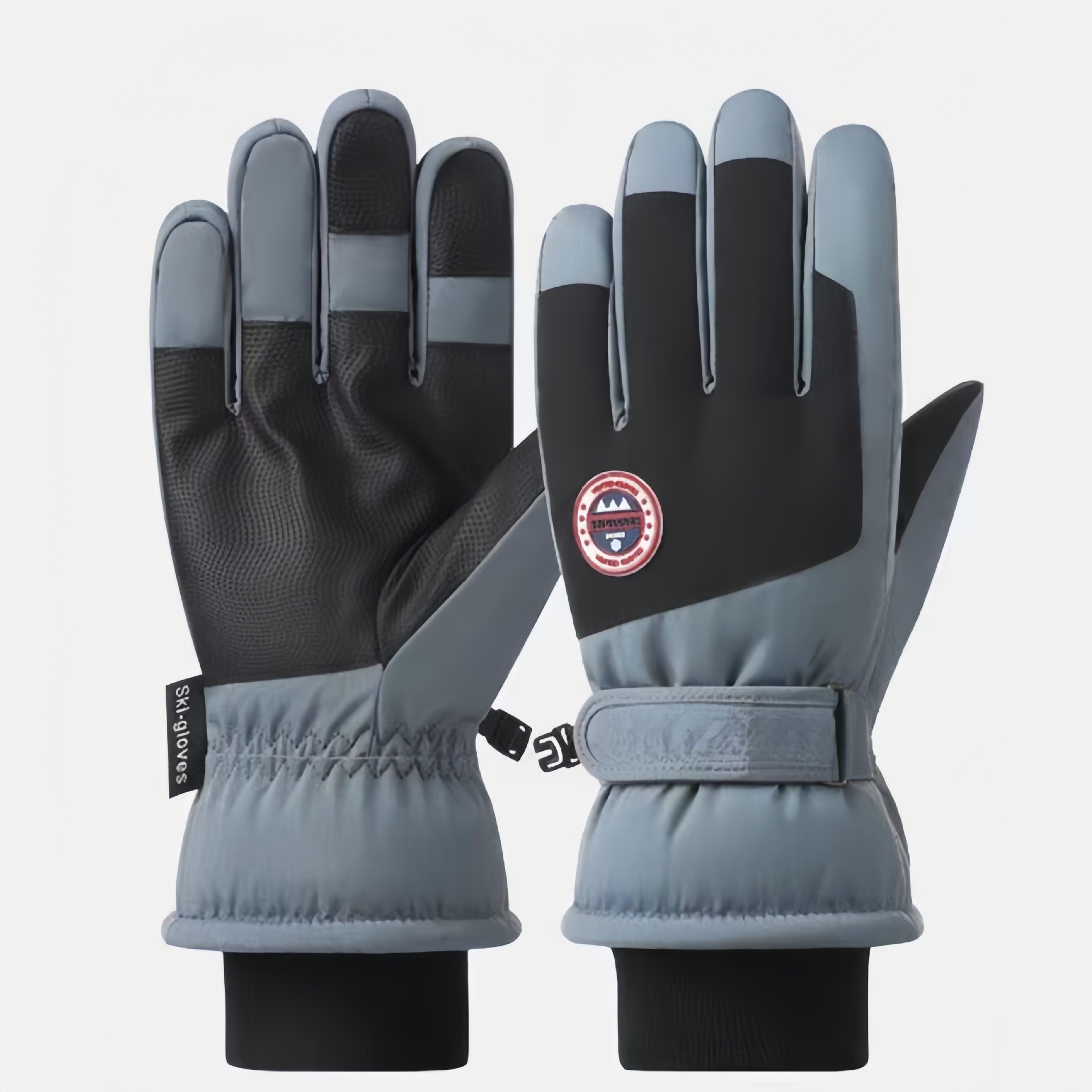 boy Boy Boy Ski Winter Warmth Cold Protection Thickened Anti-Slip Splash-Proof Outdoor Mountaineering Cycling Touchscreen Thermal_voghion.com