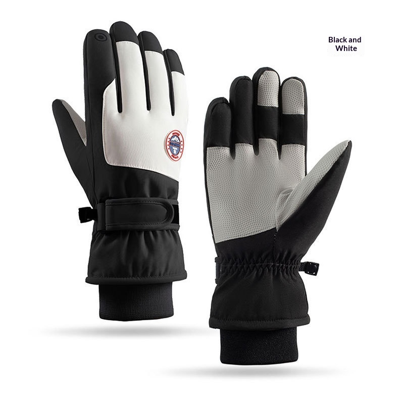 boy Boy Boy Ski Winter Warmth Cold Protection Thickened Anti-Slip Splash-Proof Outdoor Mountaineering Cycling Touchscreen Thermal_voghion.com