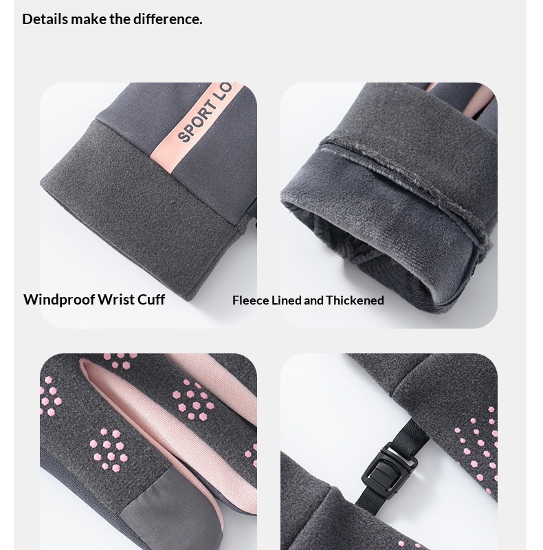 Guanti invernali caldi Boy Boy per donna e uomo, compatibili con touchscreen, antivento, resistenti all'acqua, foderati in pile, spessi_voghion.com