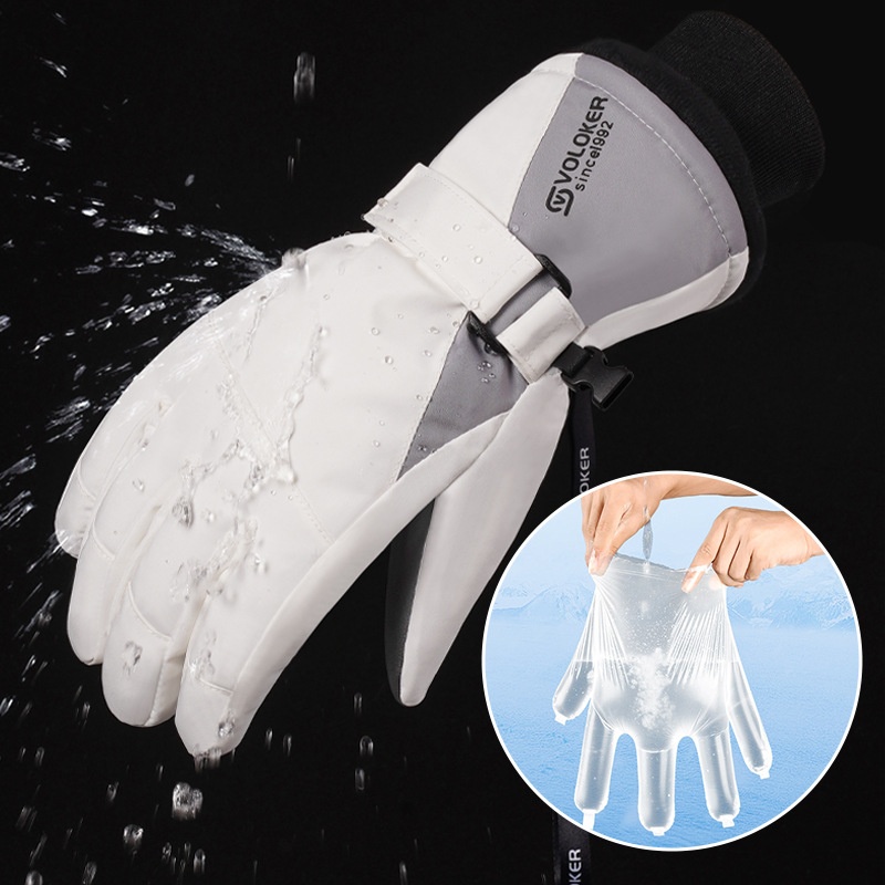 ragazzo Ragazzo Ragazzo Caldo Pile Foderato Sci Autunno Inverno Ciclismo Donna Touchscreen Guanti Uomo Transfrontaliero All'ingrosso Alto_voghion.com