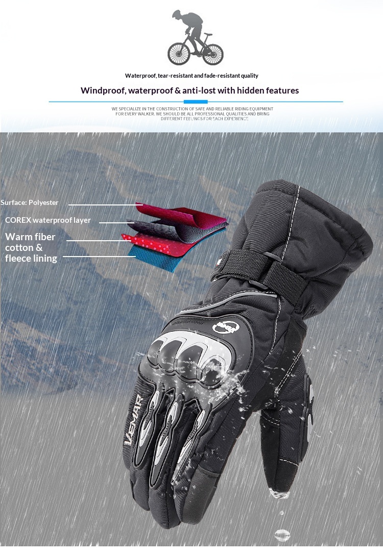 Guanti da moto invernali impermeabili per uomo, guanti da equitazione touchscreen, guanti antivento termici antifreddo per veicoli elettrici_voghion.com