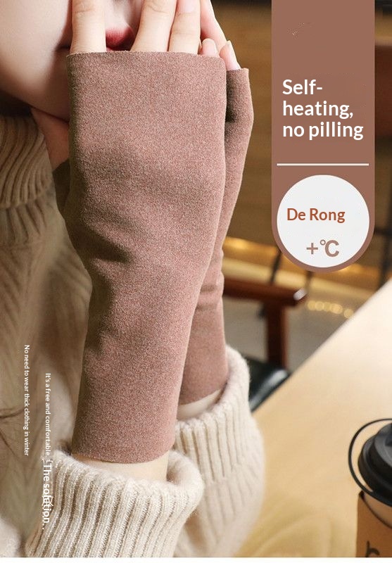 Boy Boy Boy Herbst Warm Für Damen Winter Selbstheizend Derong Halbfinger Touchscreen Fleecegefütterte Fingerlose Herrenhandschuhe Fabrik_voghion.com