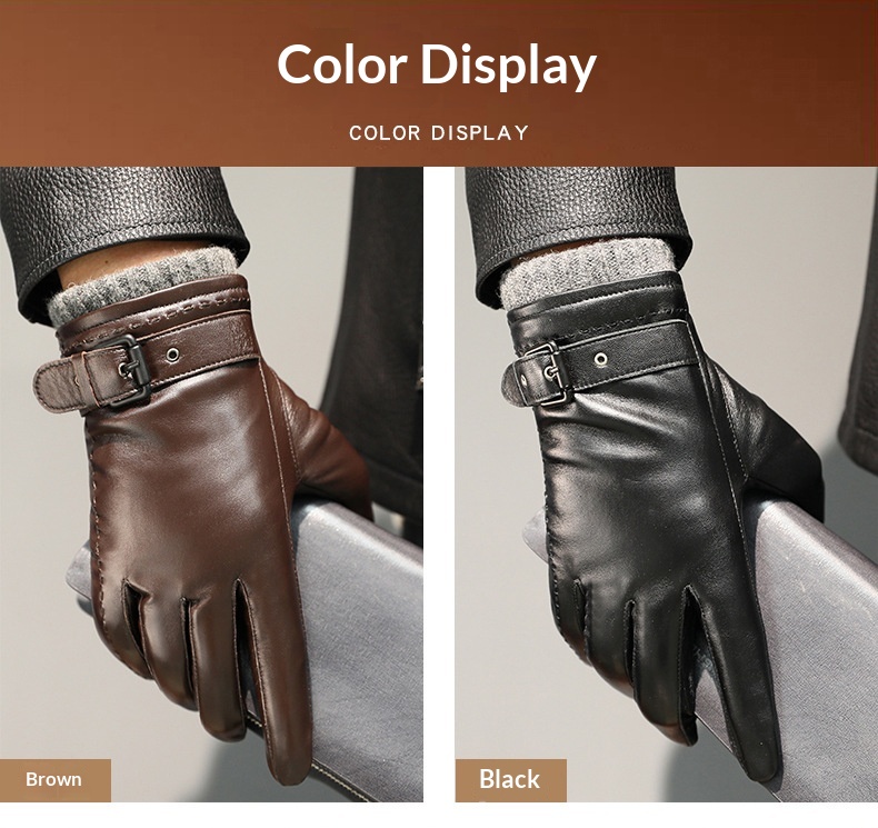 Boy Boy Boy Vera Pelle per Uomo, Autunno e Inverno, Foderato in Pile, Caldo, Ispessito, Guida, Equitazione, Affari, Regalo, Primo Strato_voghion.com