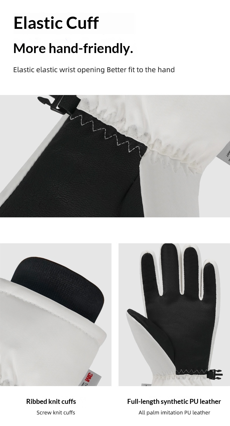 ragazzo Ragazzo Ragazzo Caldo Pile Foderato Sci Autunno Inverno Ciclismo Donna Touchscreen Guanti Uomo Transfrontaliero All'ingrosso Alto_voghion.com