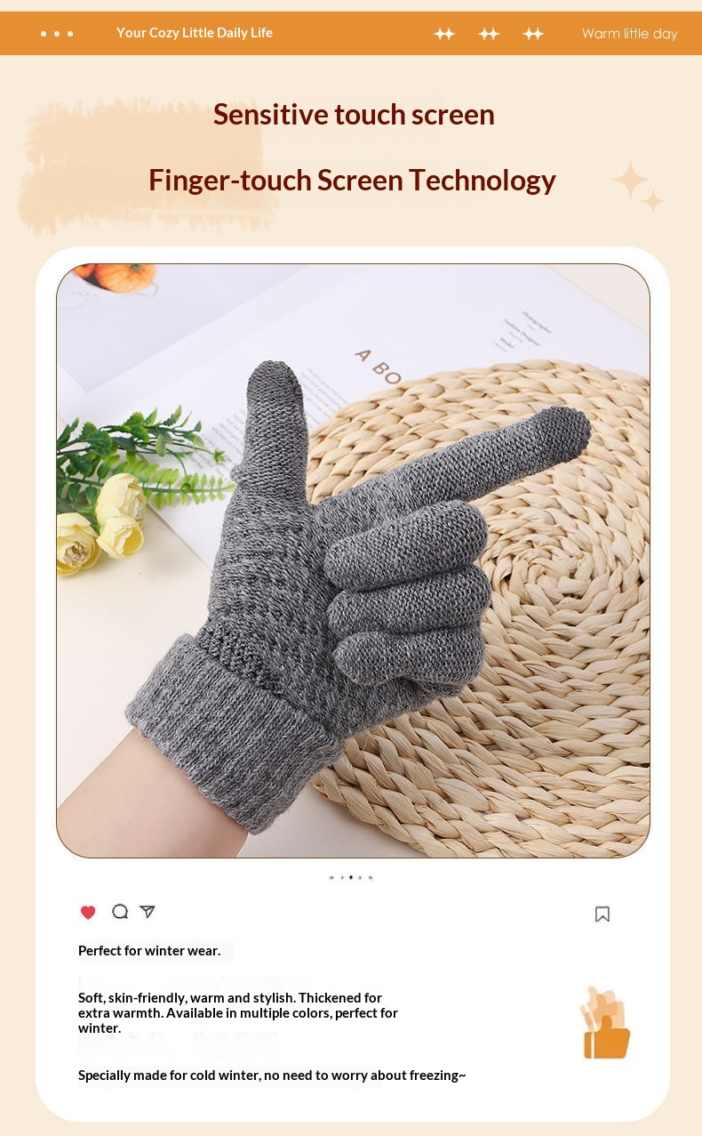 Junge Jungen Fahrradhandschuhe Warmes Fleece Touchscreen Schüler Winter Damen Radfahren Sport Winddicht Kältedicht Herren Autofahren_voghion.com