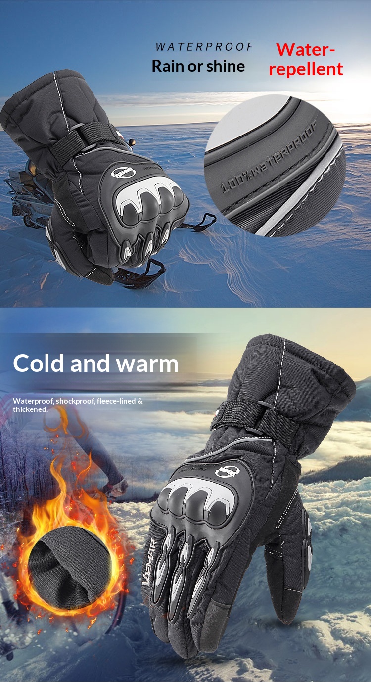 Guanti da moto invernali impermeabili per uomo, guanti da equitazione touchscreen, guanti antivento termici antifreddo per veicoli elettrici_voghion.com