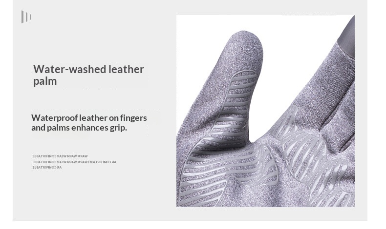 boy Boy Boy Foreign Trade Curved For Men Winter Waterproof Diving Cloth Outdoor Touchscreen Cycling Warm Full Finger Skiing_voghion.com