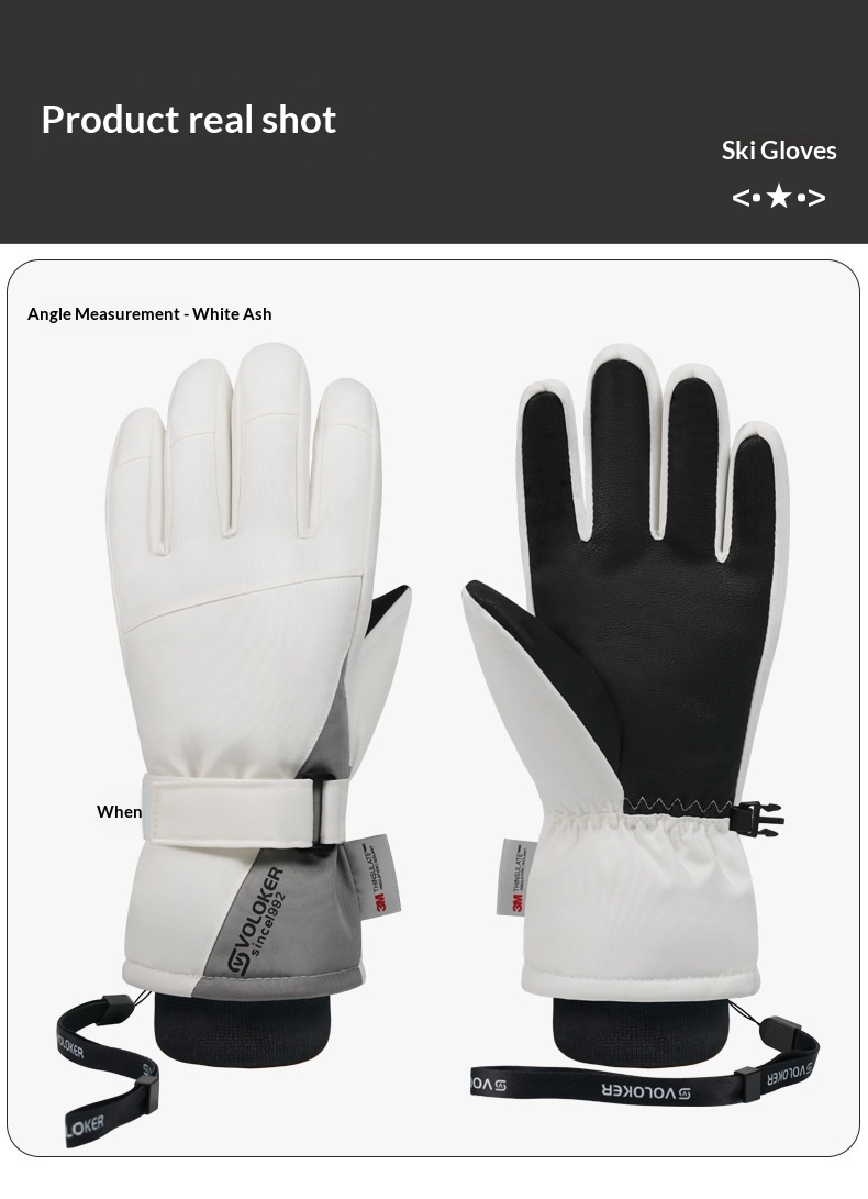 ragazzo Ragazzo Ragazzo Caldo Pile Foderato Sci Autunno Inverno Ciclismo Donna Touchscreen Guanti Uomo Transfrontaliero All'ingrosso Alto_voghion.com