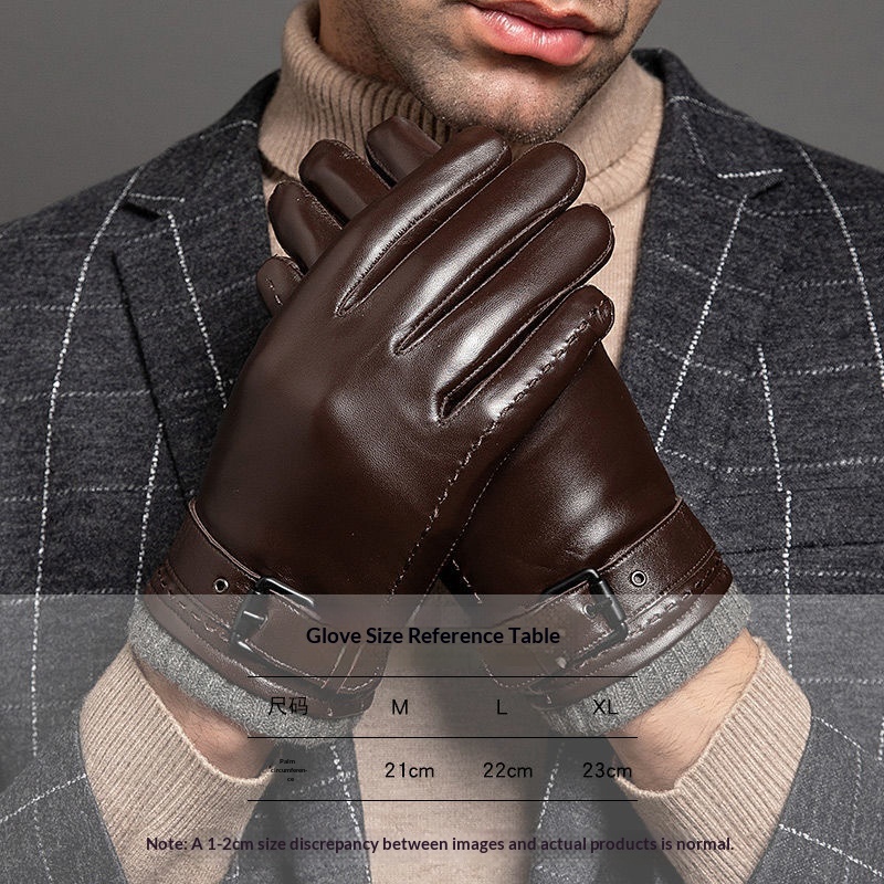 Boy Boy Boy Vera Pelle per Uomo, Autunno e Inverno, Foderato in Pile, Caldo, Ispessito, Guida, Equitazione, Affari, Regalo, Primo Strato_voghion.com