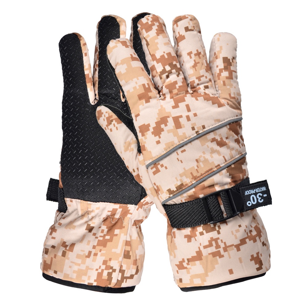 Guanti invernali caldi e spessi mimetici per uomo, sci, ciclismo, nord-est, antifreddo, impermeabili, antivento, taglia grande_voghion.com