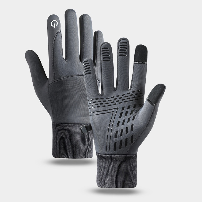 boy Boy Boy Touchscreen Gloves For Men Winter Fleece-Lined Cotton Waterproof Outdoor Non-Slip Sports Cycling Windproof_voghion.com