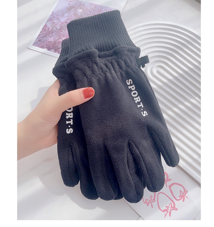 Gants pour homme et femme, chauds et coupe-vent, en polaire, parfaits pour l'hiver, le vélo électrique et les écrans tactiles. Style couple._voghion.com