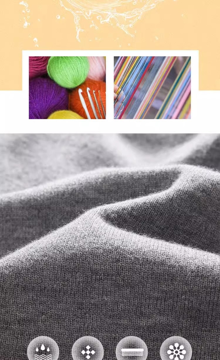 Maglione da uomo con collo alto, nero, convertibile, taglia grande, strato di base per autunno e inverno, vestibilità ampia per_voghion.com