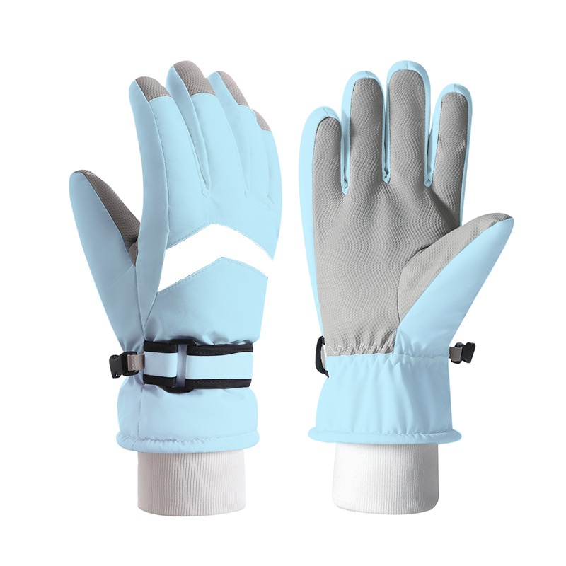 boy Boy Boy Women's Ski Winter Sports Outdoor Men's Warm Fleece Lined Windproof Cold-Proof Touchscreen Cycling Gloves_voghion.com