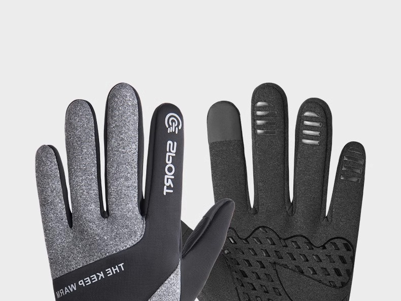 boy Boy Boy Winter For Men And Women 2025 New Fleece-Lined Thickened Cycling Electric Bike Cold-Proof Windproof Cotton Gloves_voghion.com
