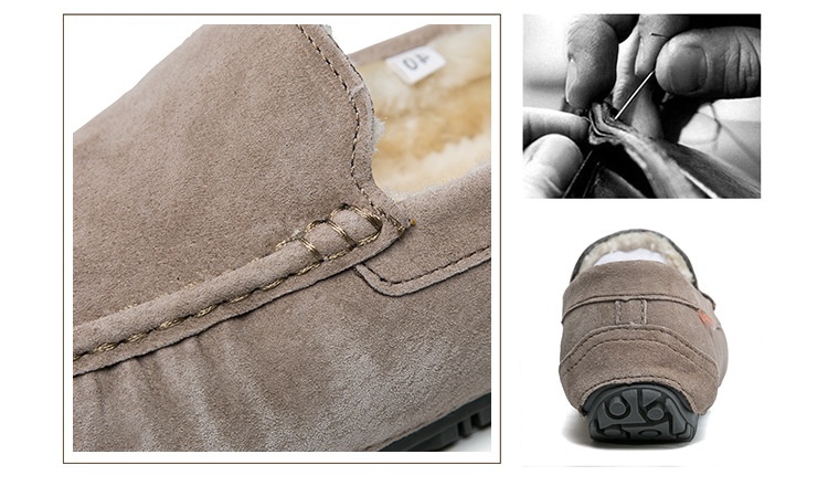 Voyage 501-3 Winter Heren Loafers Katoenen Driving Lage Mid-mouth Instappers Fleecegevoerde Warme Platte Casual Leren Schoenen_voghion.com