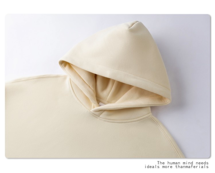 Chłopiec Chłopiec Jesień Zima Nowy Luźny Polar 350G Męska Oversize Gruba Bluza Z Kapturem Modna Marka Męska Bluza_voghion.com