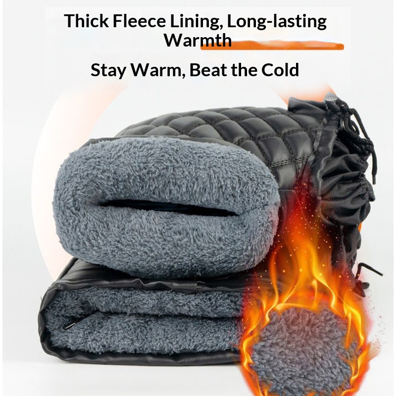 Coprimanubrio per bici elettrica Boy Boy Guanti da moto invernali foderati in pile, caldi, antivento, impermeabili, antifreddo_voghion.com