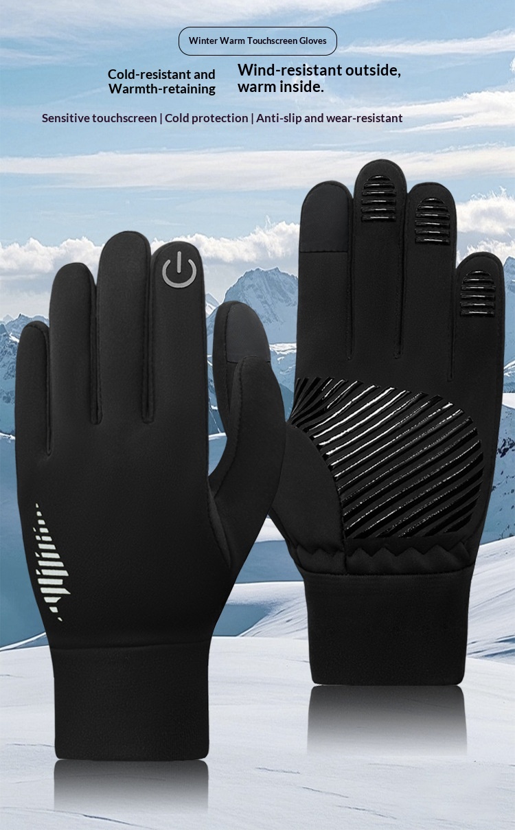 ragazzo Ragazzo Ragazzo Premium Transfrontaliero Autunno Inverno Caldo Bicicletta Elettrica Bicicletta da Corsa Uomo Donna Antiscivolo Touchscreen a Dita Intere Corsa_voghion.com