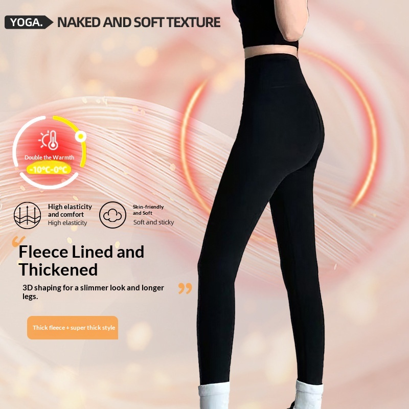 Surge Surge Surge Surge MS Sonbahar Kış Kalınlaştırılmış Polar Yüksek Bel Köpekbalığı Desenli Kadınlar İçin Zayıflama Karın Kontrolü Kalça Kaldırma Sıcak Tutacak Fitness Açık Hava Yoga_voghion.com