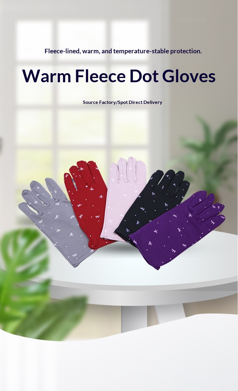 Guanti da uomo e da donna in seta al latte, caldi e resistenti al freddo, con fiocco, per ciclismo, autunno e inverno_voghion.com