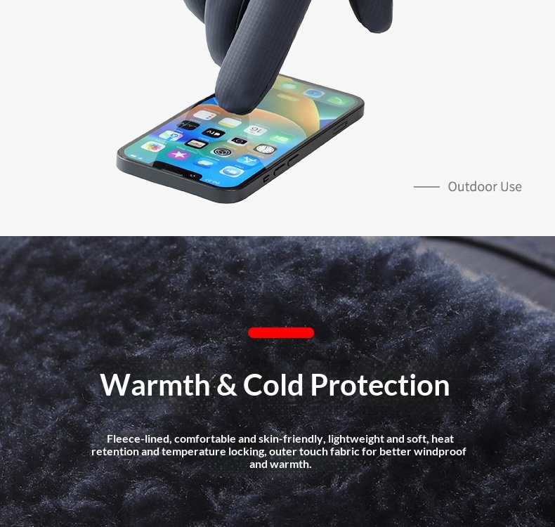 Ragazzo Ragazzo Ragazzo Nuovo Caldo Uomo Inverno Foderato in Pile Addensato Antiscivolo Guanti Antivento per Sci Ciclismo all'Aperto per Donna Produttore_voghion.com