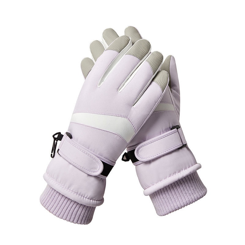 boy Boy Boy Winter Ski Gloves For Women, Warm, Fleece-Lined, Thickened, Waterproof, Touchscreen, Windproof, Mountaineering,_voghion.com