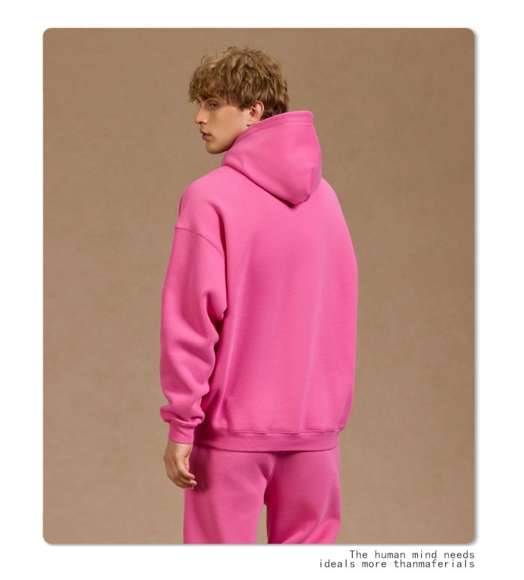 Chłopiec Chłopiec Jesień Zima Nowy Luźny Polar 350G Męska Oversize Gruba Bluza Z Kapturem Modna Marka Męska Bluza_voghion.com