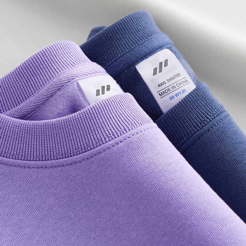 Tricot pour garçon, motif oiseau jaune | Sweat-shirt épais doublé polaire Silver Fox 400 g pour homme, col rond ample, couleur unie_voghion.com