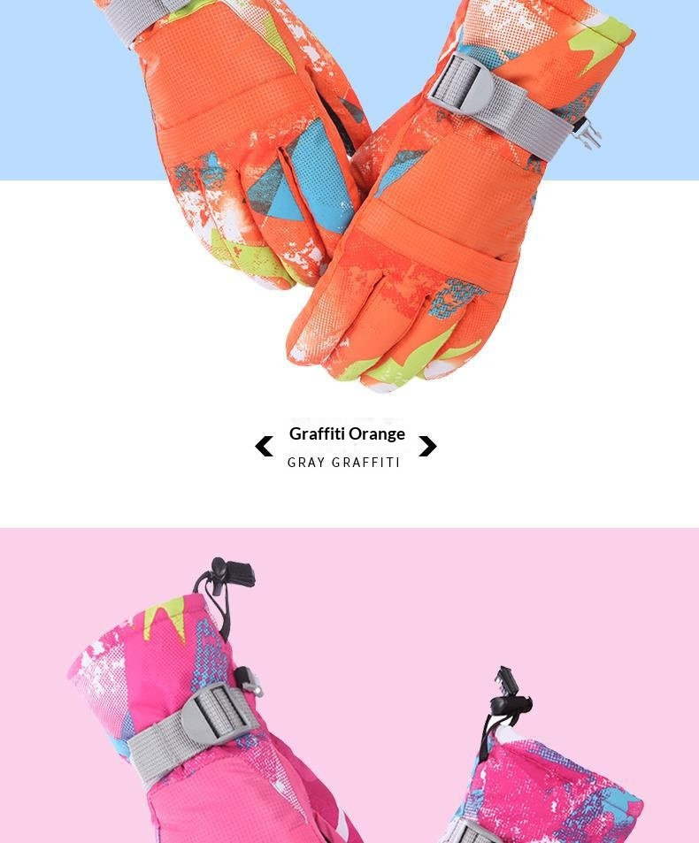 boy Boy Boy Winter Couple Ski Men Outdoor Cycling Waterproof Women Fleece Lined Warm Cold-Proof Five-Finger Touchscreen N07 Gloves_voghion.com