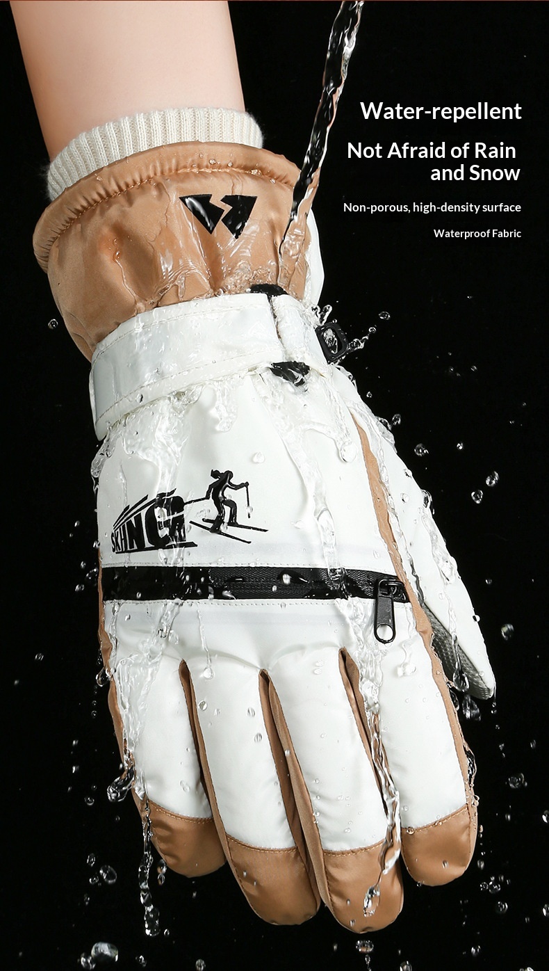 Guanti da sci invernali da donna Boy Boy, caldi, touchscreen, antifreddo, adatti per giocare sulla neve, resistenti all'acqua, spessi, foderati in pile, per ciclismo,_voghion.com