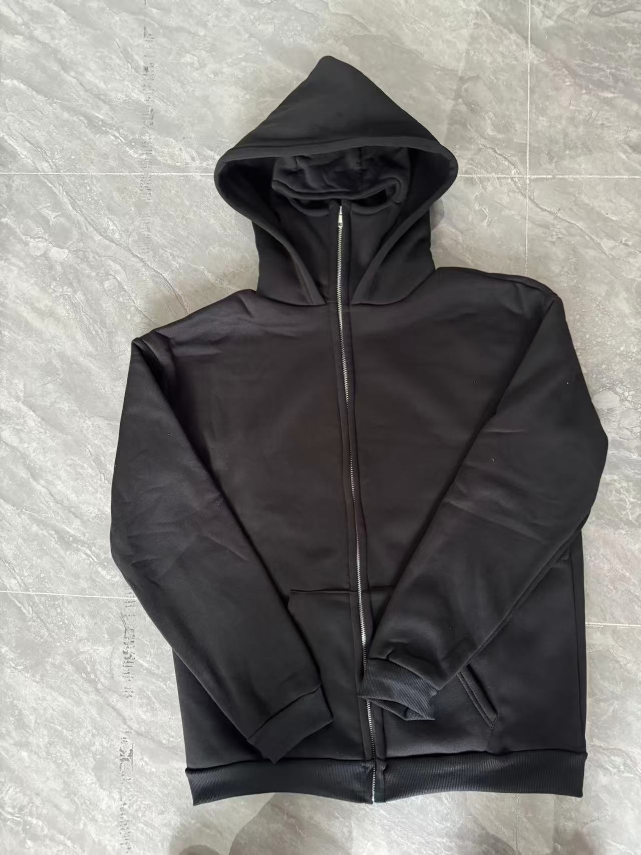 boy Boy Cross-Border Spring Autumn New Unique Design Double-Layer Hooded Zipper Sweatshirt Loose Street Style For Men And Women_voghion.com