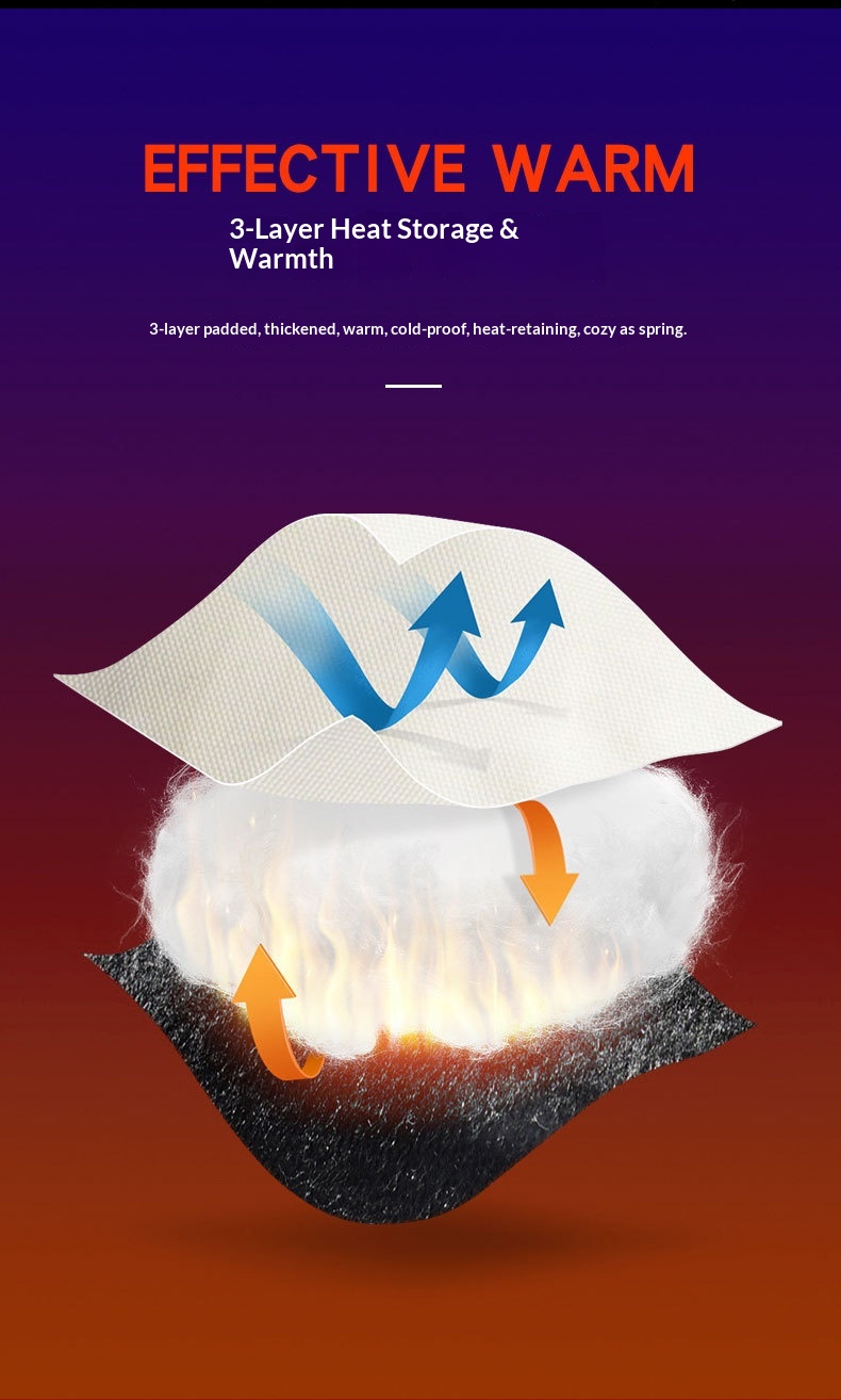 Guanti da sci invernali Boy Boy per donna, caldi, foderati in pile, spessi, impermeabili, touchscreen, antivento, alpinismo,_voghion.com