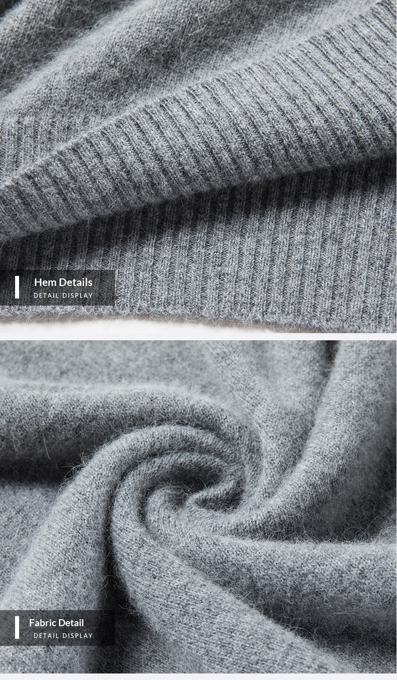 ragazzo Ragazzo Ragazzo Ragazzo 2025 Autunno Inverno Nuovo Maglione Lavorato a Maglia Mezzo Collo Alto Addensato Caldo Lavabile in Lavatrice Strato di Base Maglieria da Uomo_voghion.com