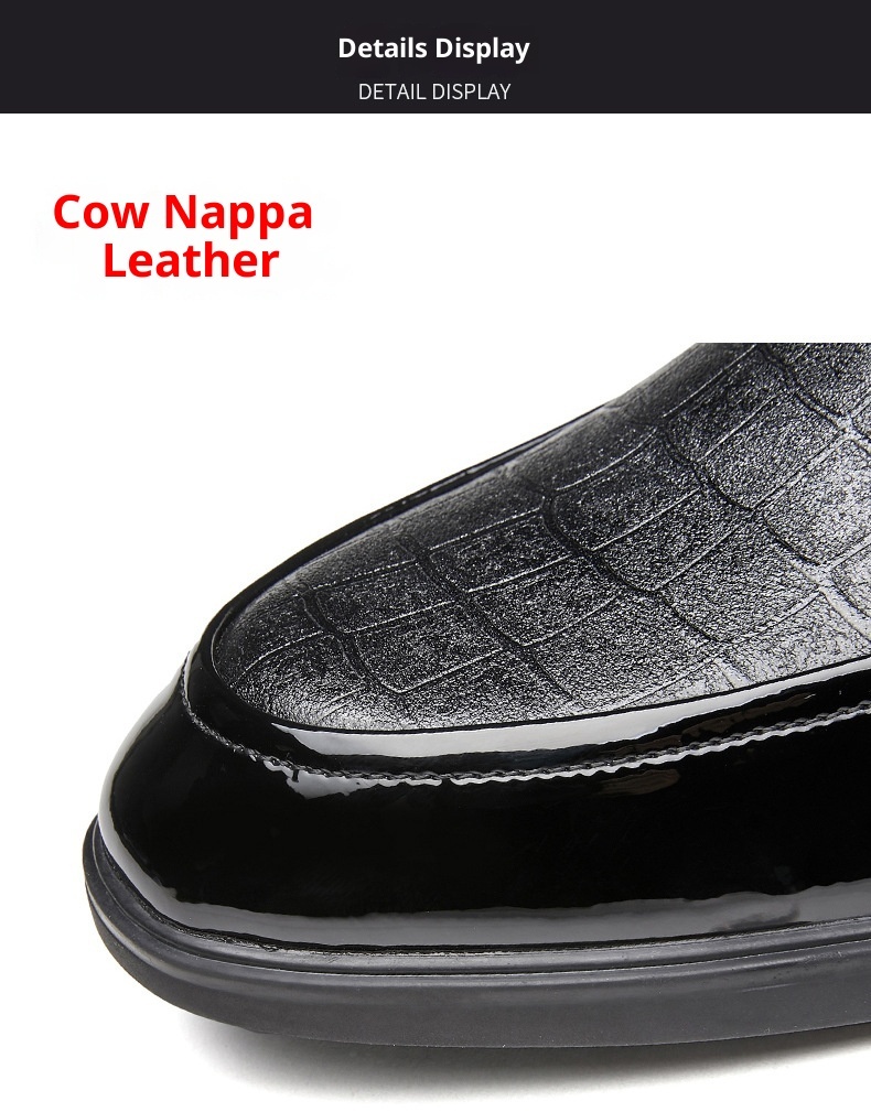 Voyage Printemps Été Nouvelles Affaires Formelles Décontractées Semelle souple Derby britannique à lacets Chaussures de mariage pour hommes en cuir_voghion.com